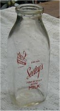 Vintage Seeley Dairy Milk Bottles